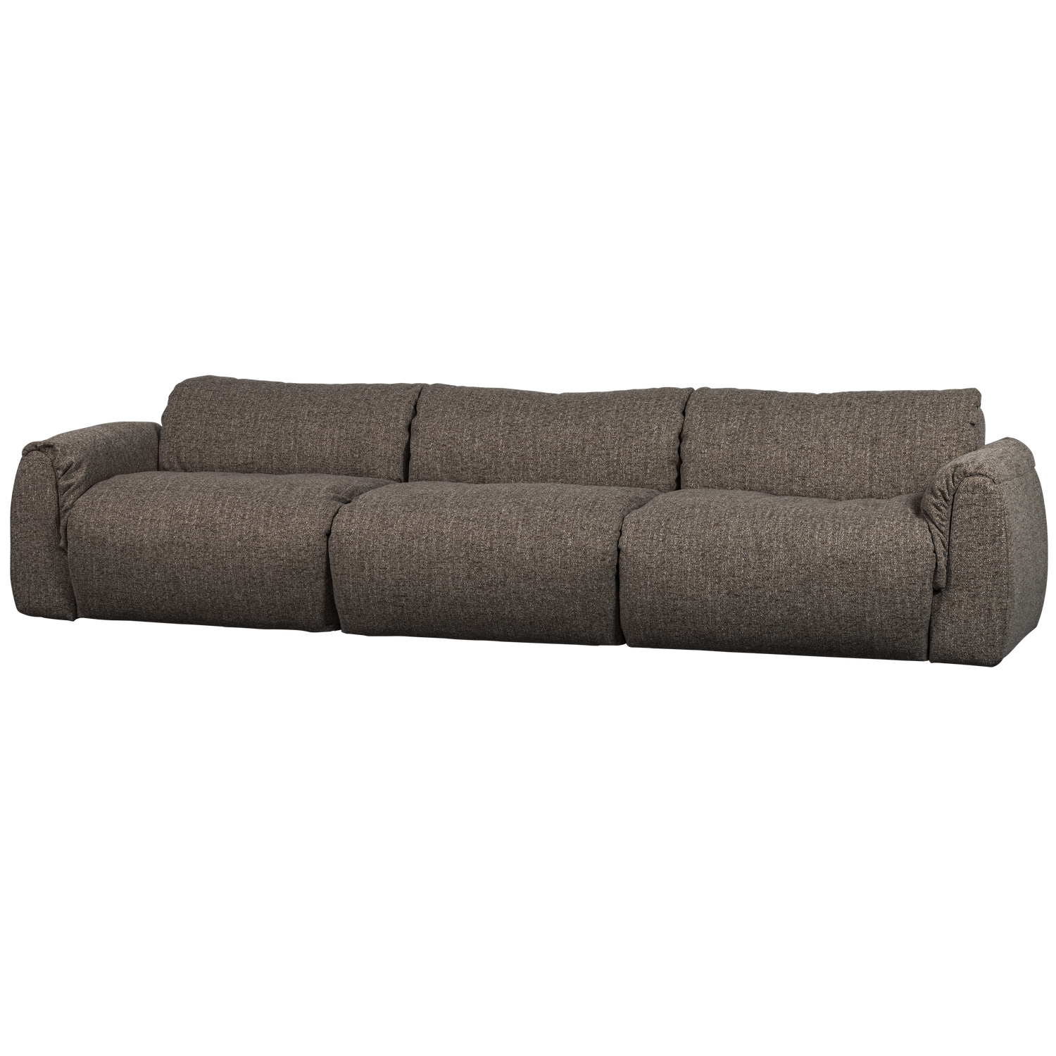 Sofa Baggy woven fabric warm grey mottled 319