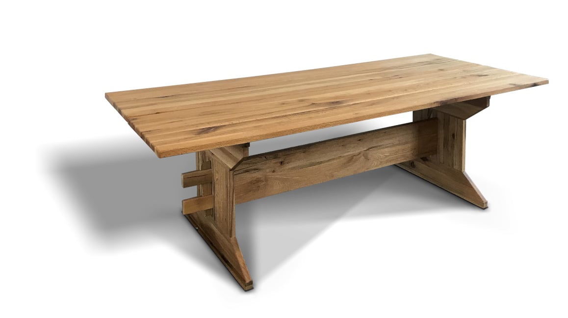 Solid wood table Liguria Natural Oil 240x100