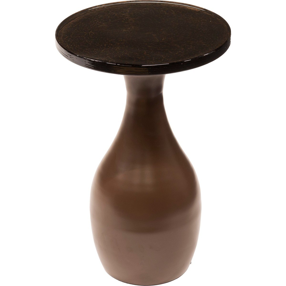 Side table Eclipse Drop antique copper S