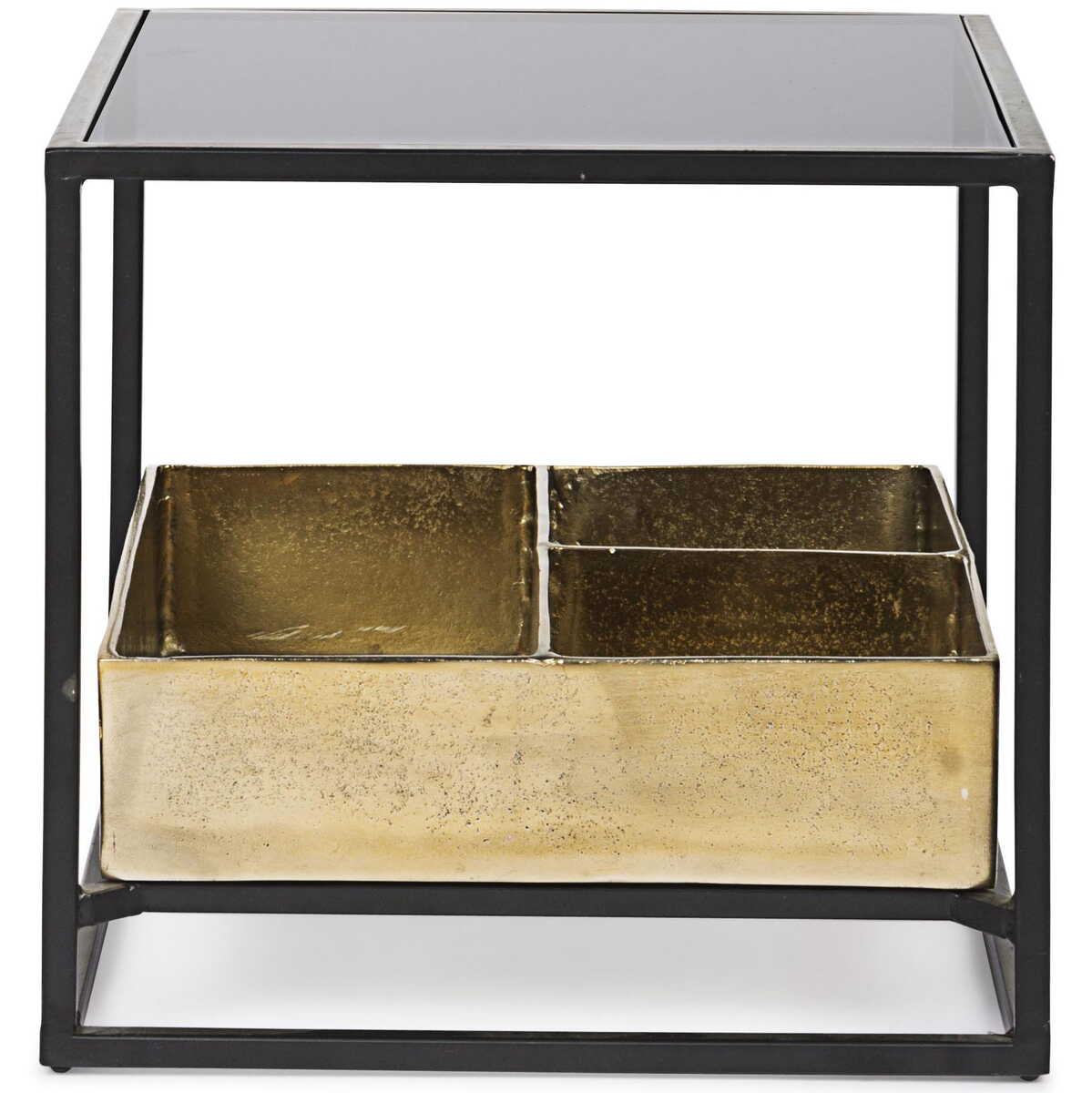 Side table Mavila with container 42x42