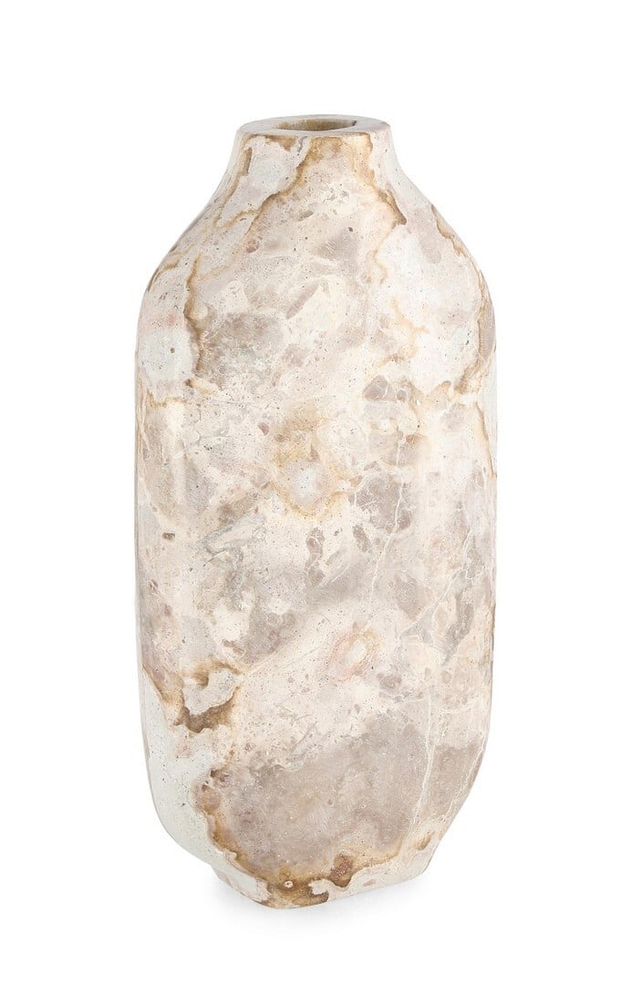 Cachepot Crane marble beige 30