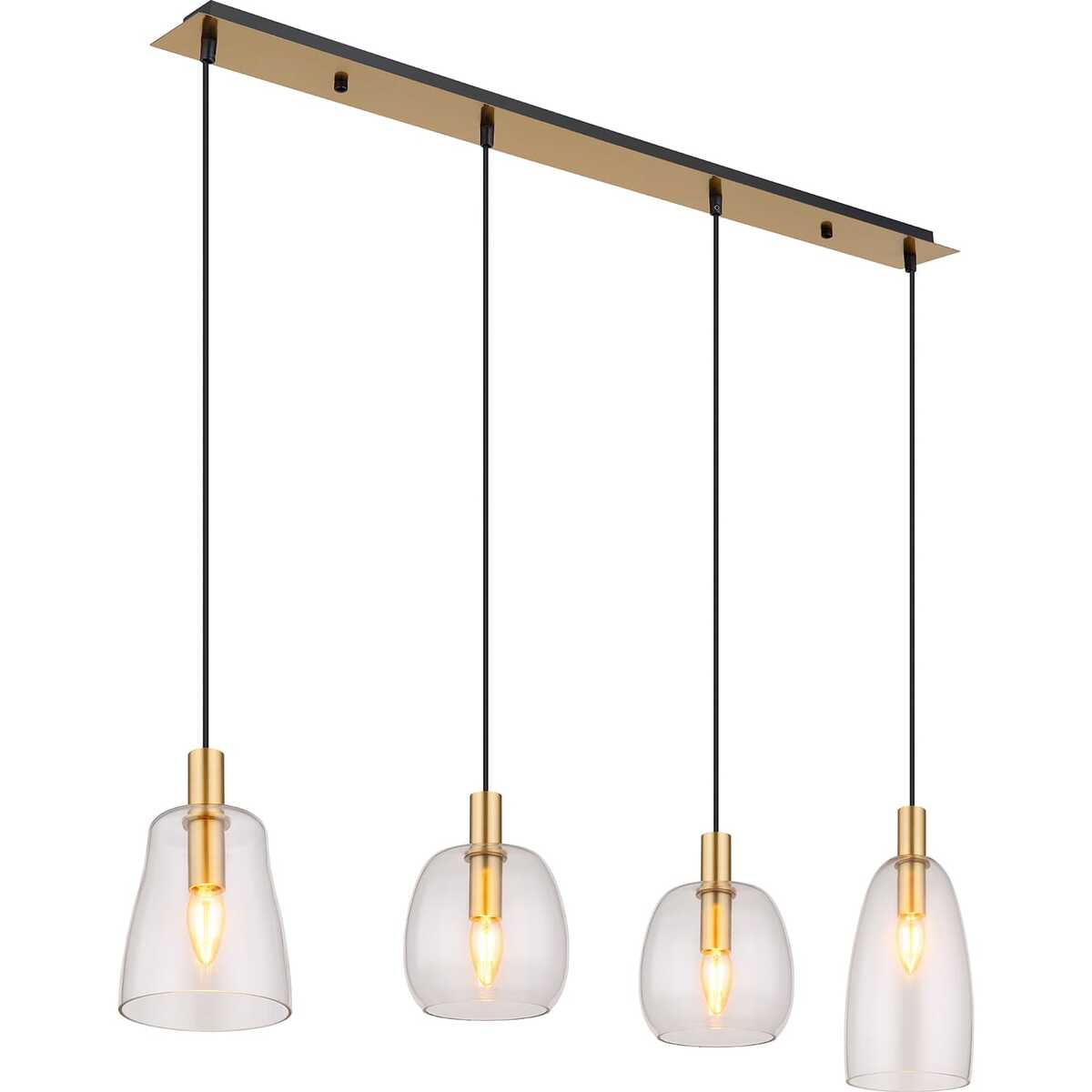 Pendant light Garri metal 4xE14