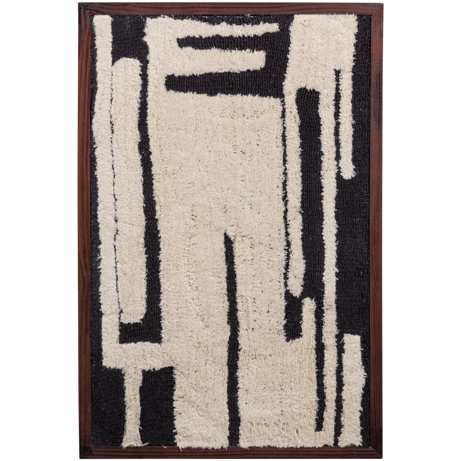 Wall decoration Anka cotton black/white