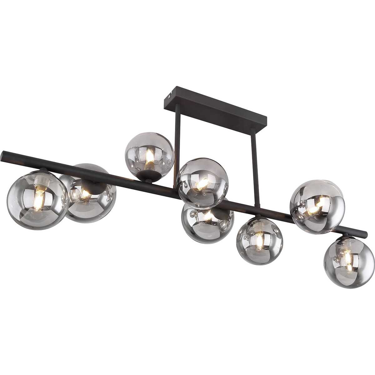 Ceiling light Riha metal black 9xG9 LED